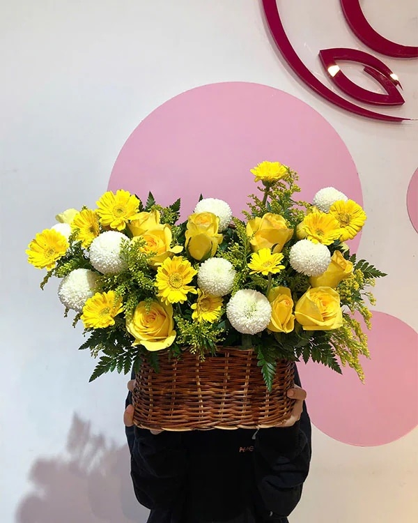 Giỏ Hoa Chúc Mừng ANF17