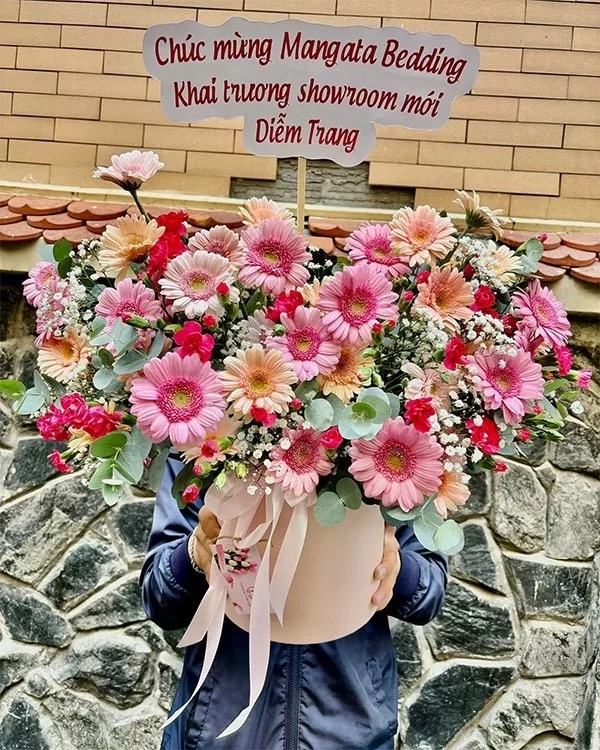 Giỏ Hoa chúc Mừng ANF16