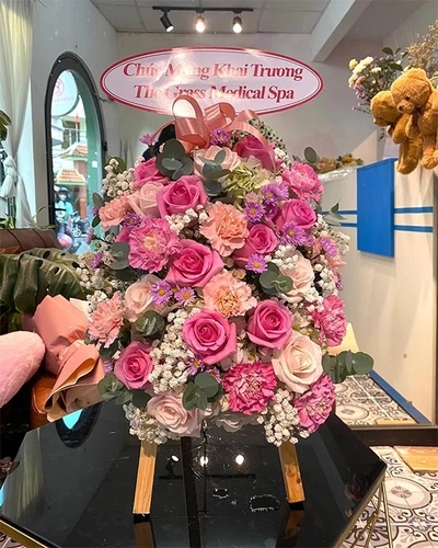 Kệ Hoa Chúc Mừng ANF18