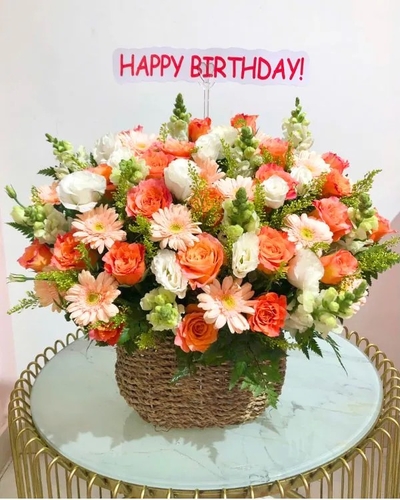 Giỏ Hoa Chúc Mừng ANF26