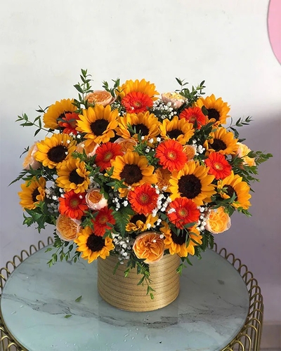 Giỏ Hoa Chúc Mừng ANF28